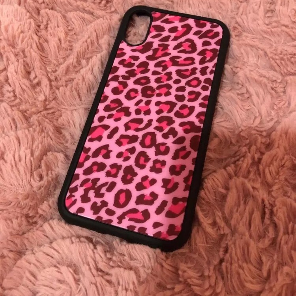 Leopard print iPhone X case